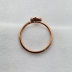 Pave Set Diamond Circle Ring