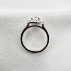 Round Diamond Double Halo Ring