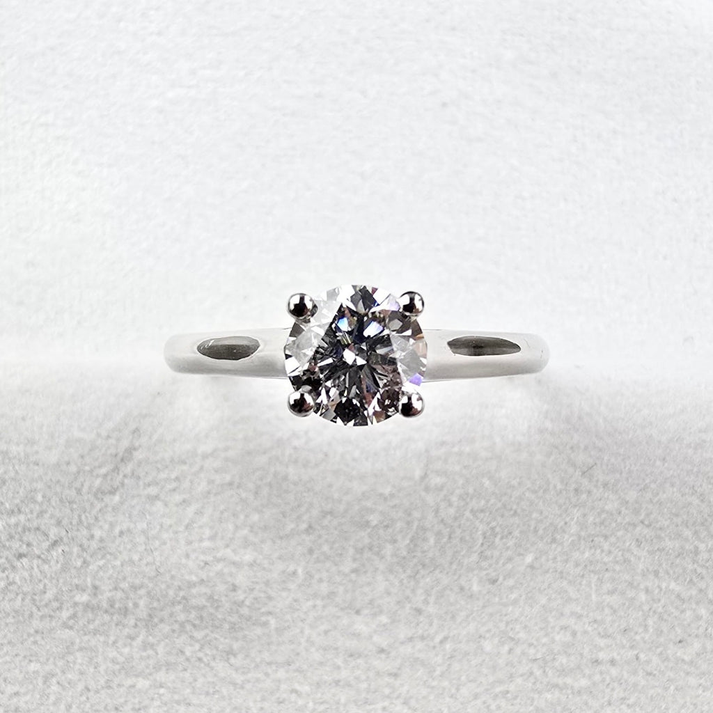 Round Diamond Solitaire Ring