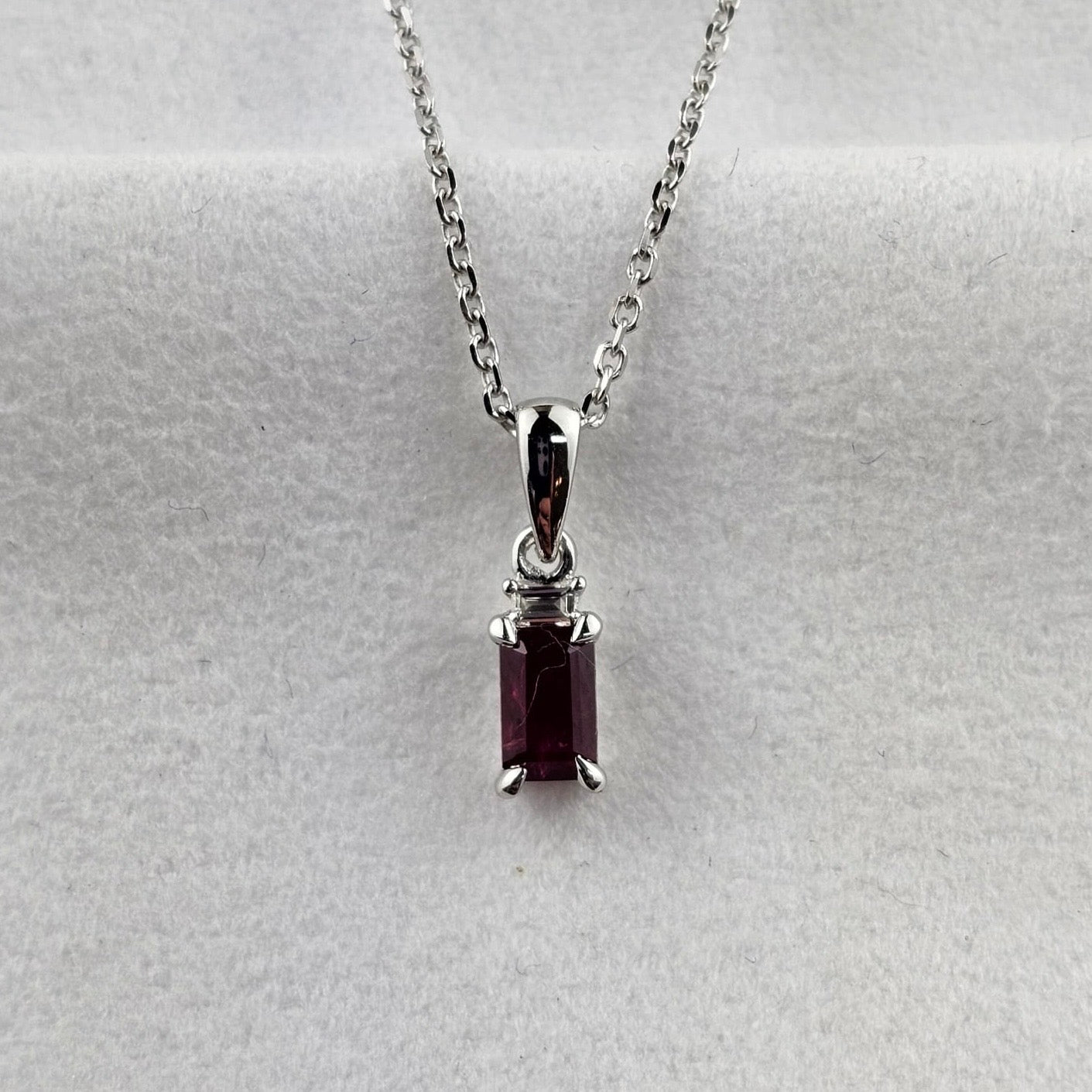 Ruby and Diamond Pendant