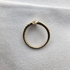 Crossover Diamond Set Ring
