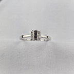 Mixed Cut Diamond Cluster Ring