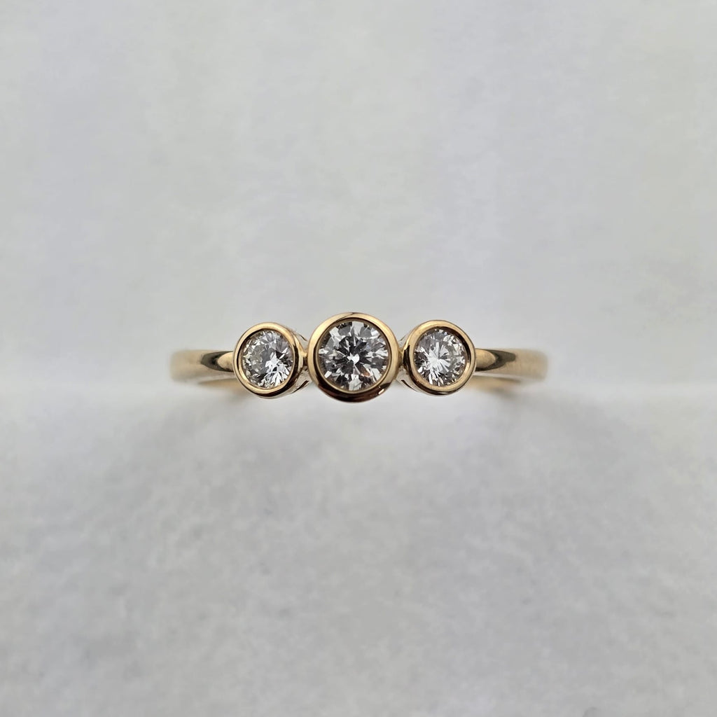 Three Stone Diamond Ring