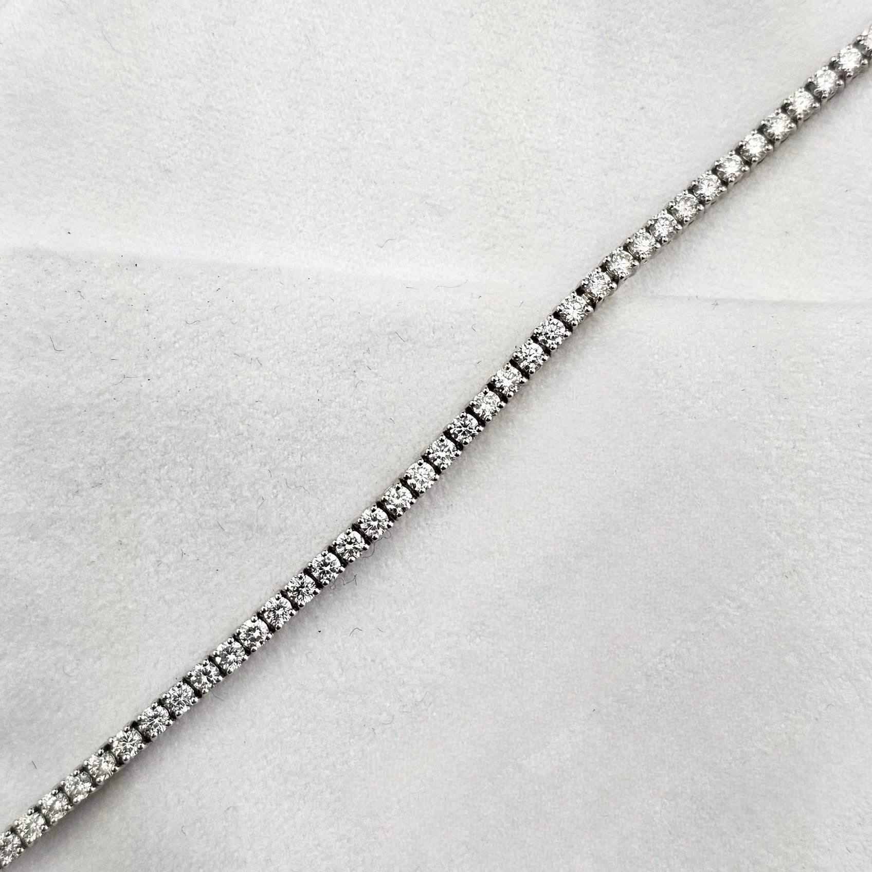 Round Diamond Tennis Bracelet