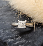 Princess Cut High set Diamond Solitaire Ring