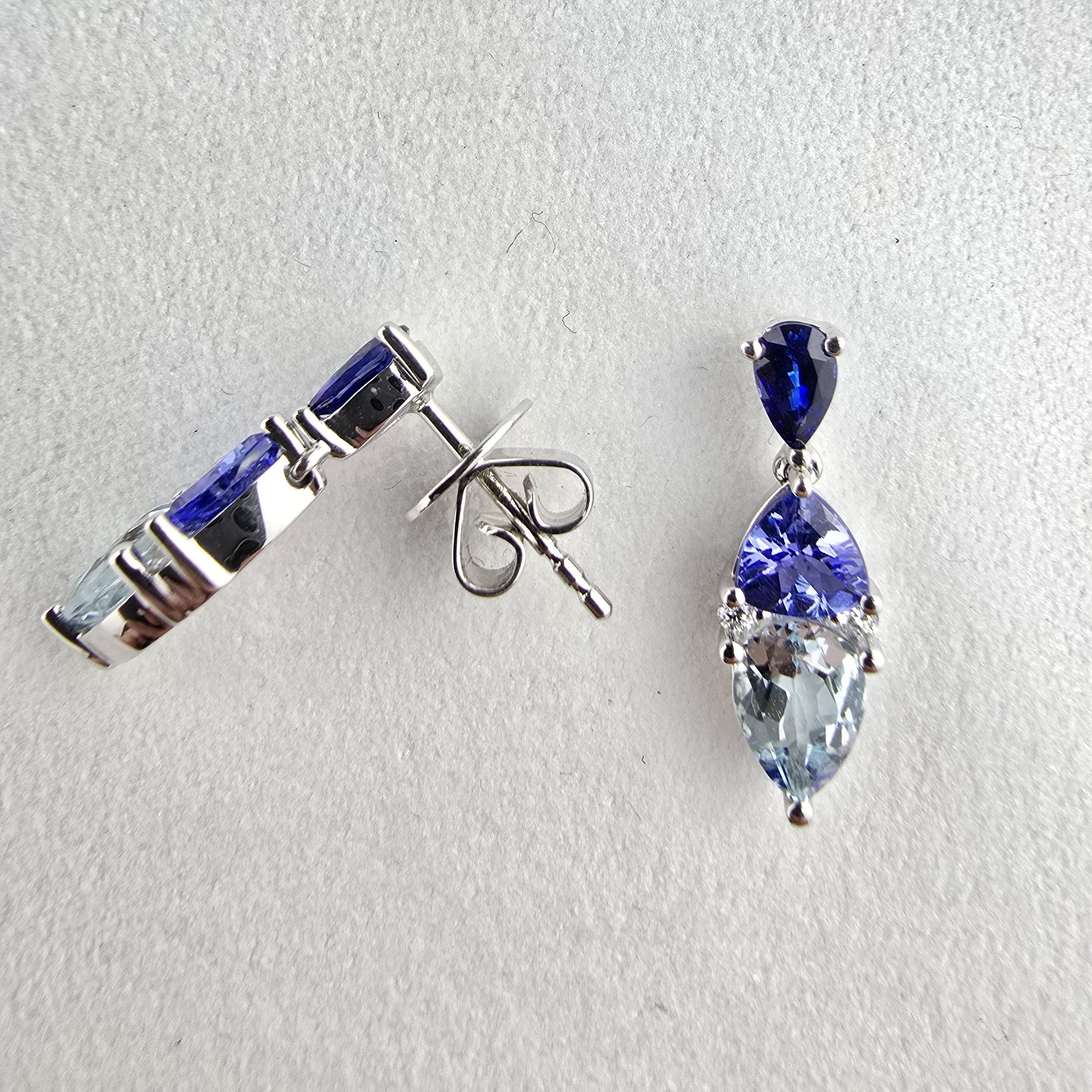mixed stone earrings