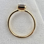 Emerald Garnet Ring