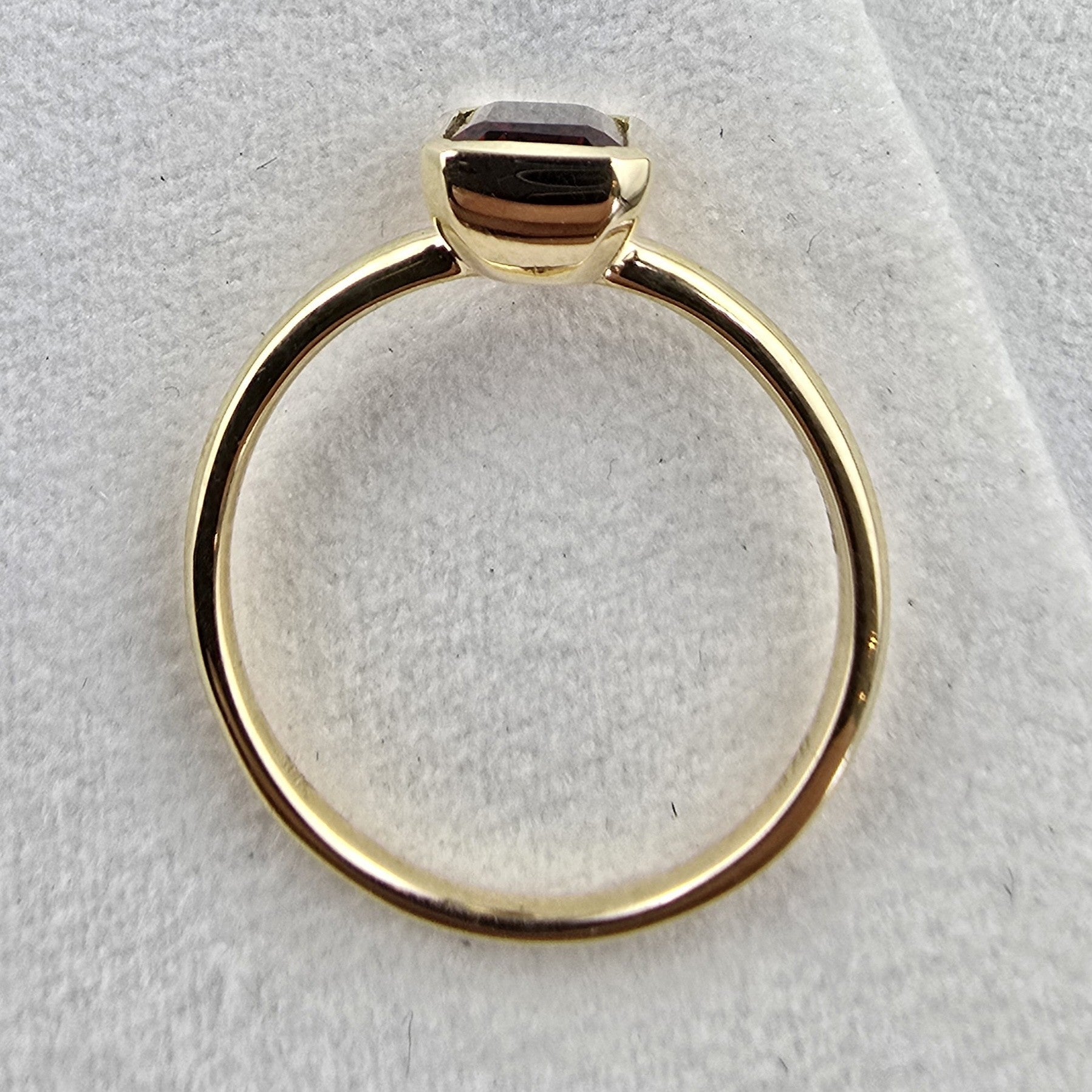 Emerald Garnet Ring
