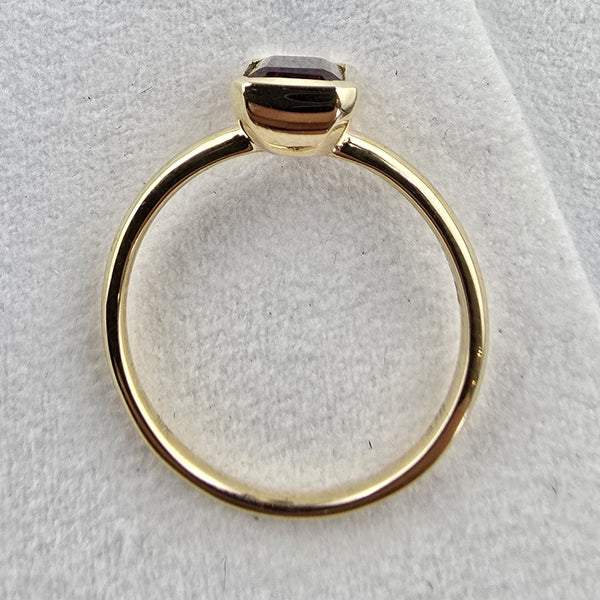 Emerald Garnet Ring