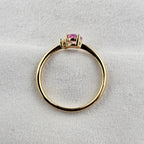 Toi et Moi Pink Sapphire and Diamond Ring