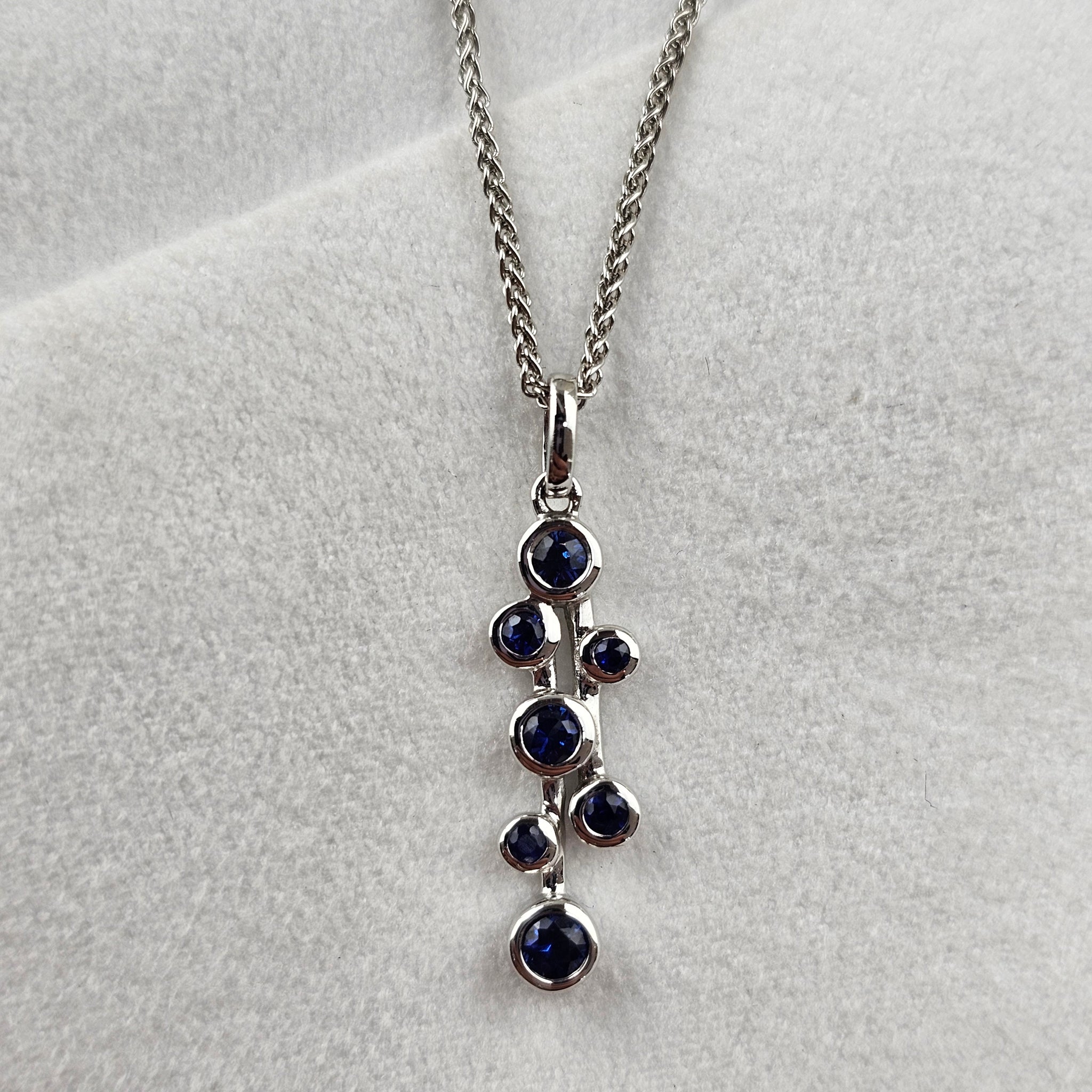 Sapphire Bubble Pendant