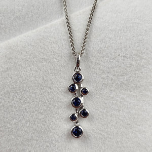Sapphire Bubble Pendant