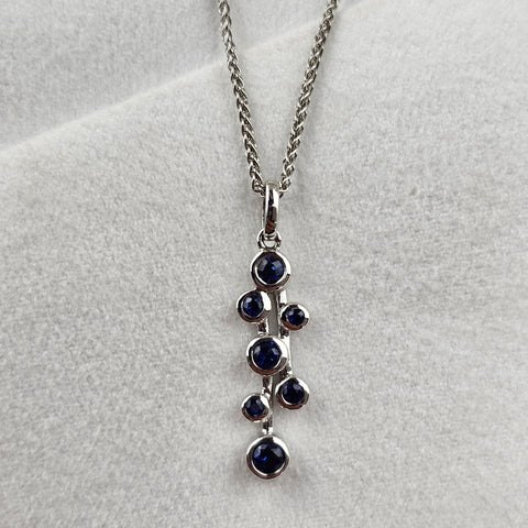 Sapphire Bubble Pendant