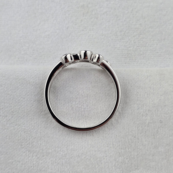 Sapphire and Diamond Wrap Ring