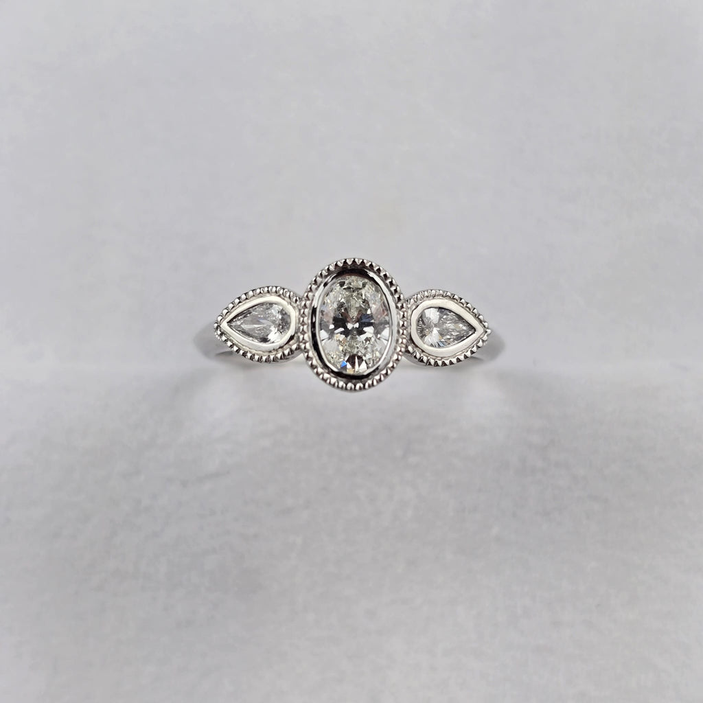 Vintage Diamond Trilogy Ring