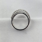 Multi Row Wrapped Diamond Ring