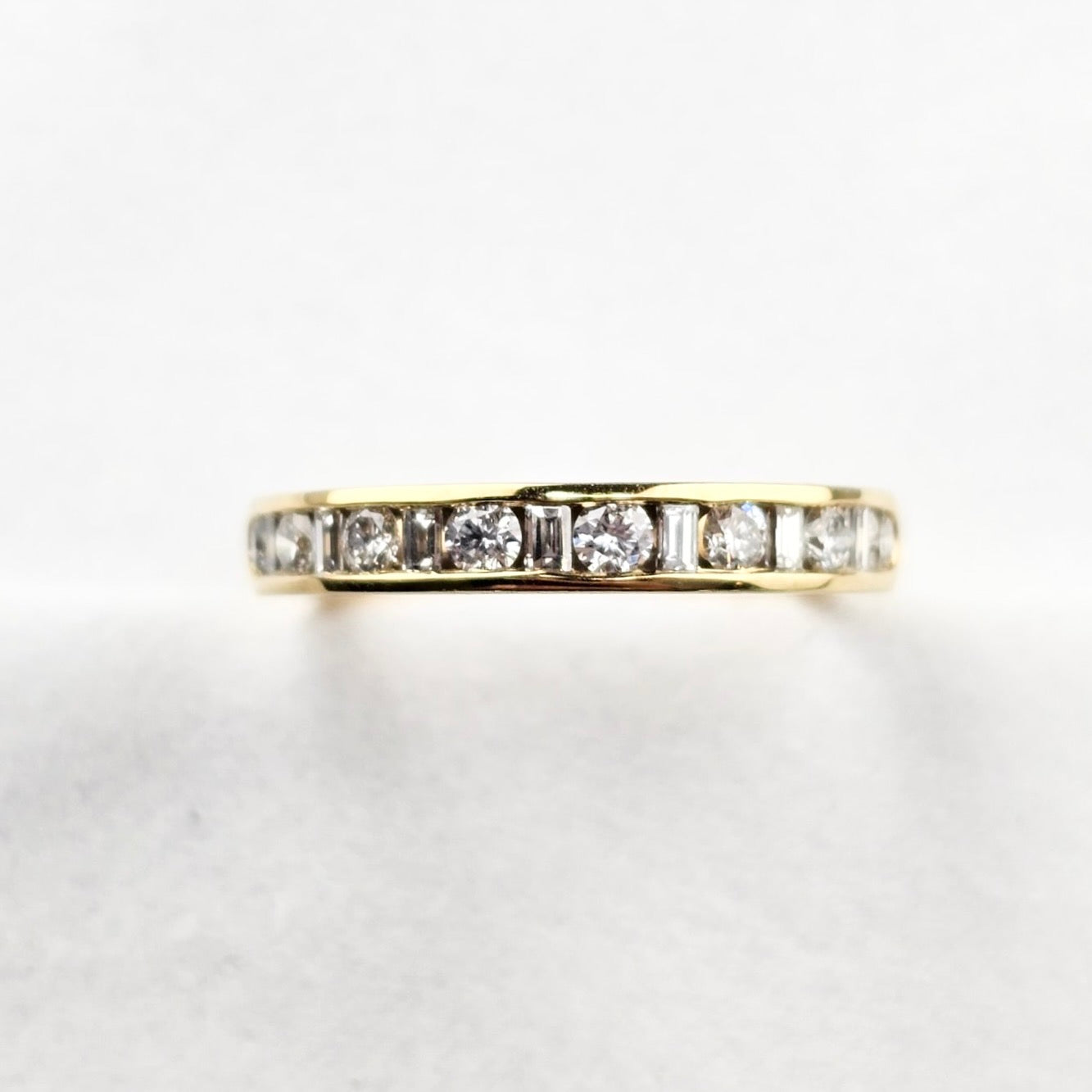 Mix Cut Channel Set Diamond Eternity
