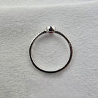 Ruby single bubble ring