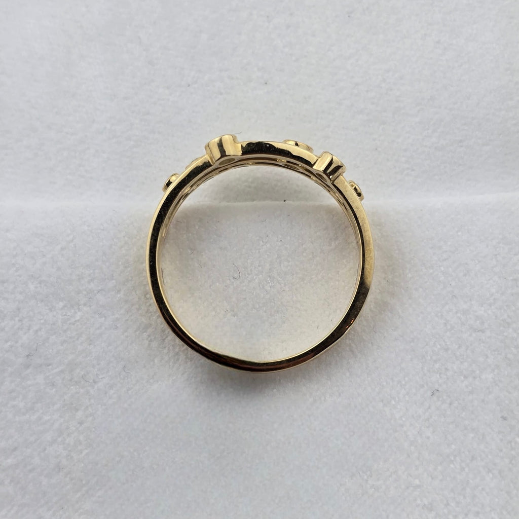 Bubble Diamond Wrap Ring