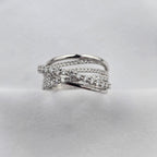 Multi Row Wrapped Diamond Ring