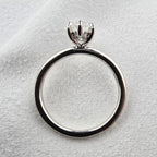 Lab Grown Marquise Hidden Halo Solitaire