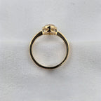 Opal Pear Solitaire Ring