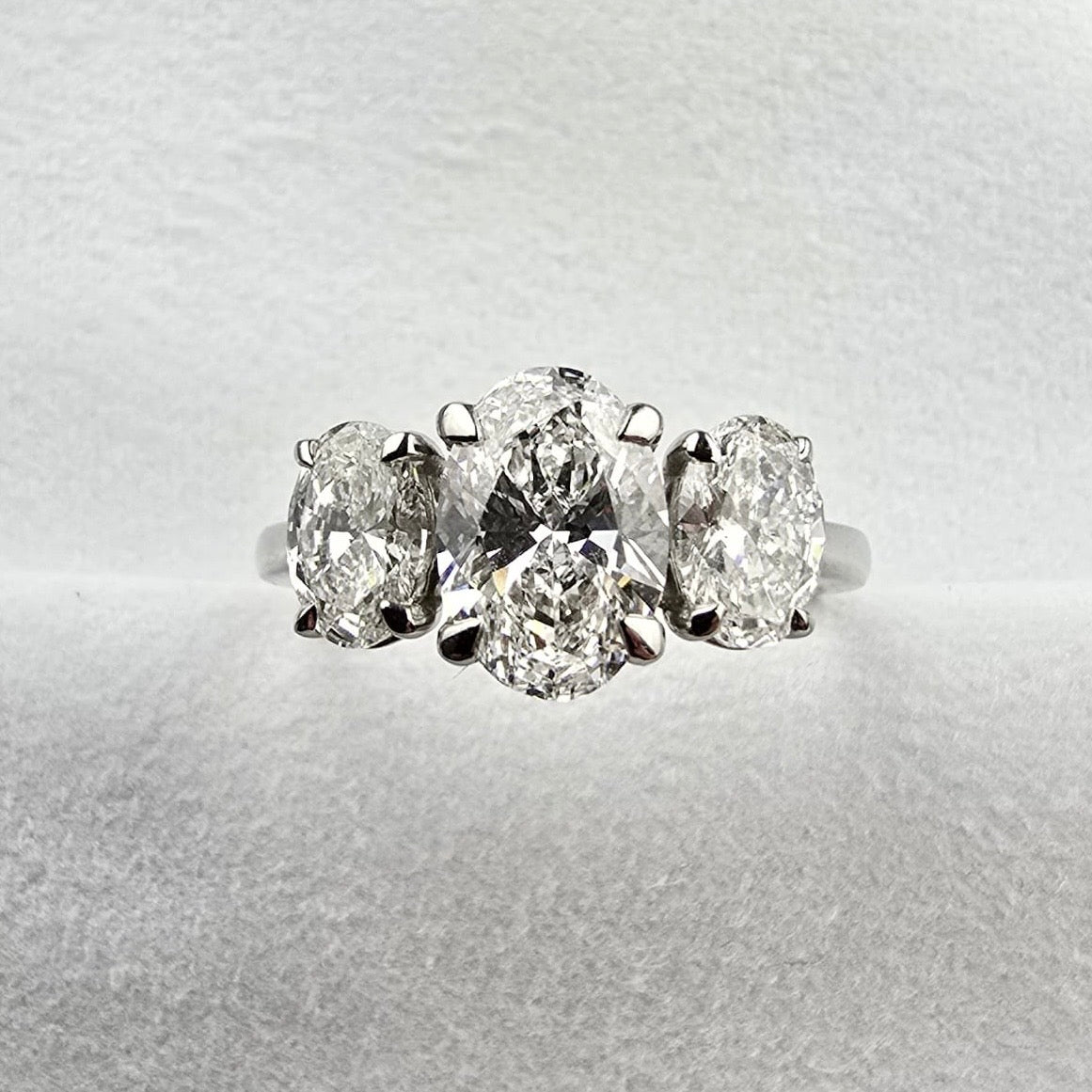 Lab Grown Oval Trilogy