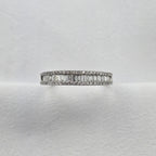 Baguette and Round Diamond Band