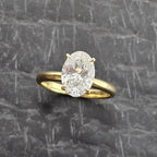 The Mollie Oval Cut Solitaire Lab Grown Diamond Ring