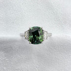 Green Tourmaline and Diamond Trilogy