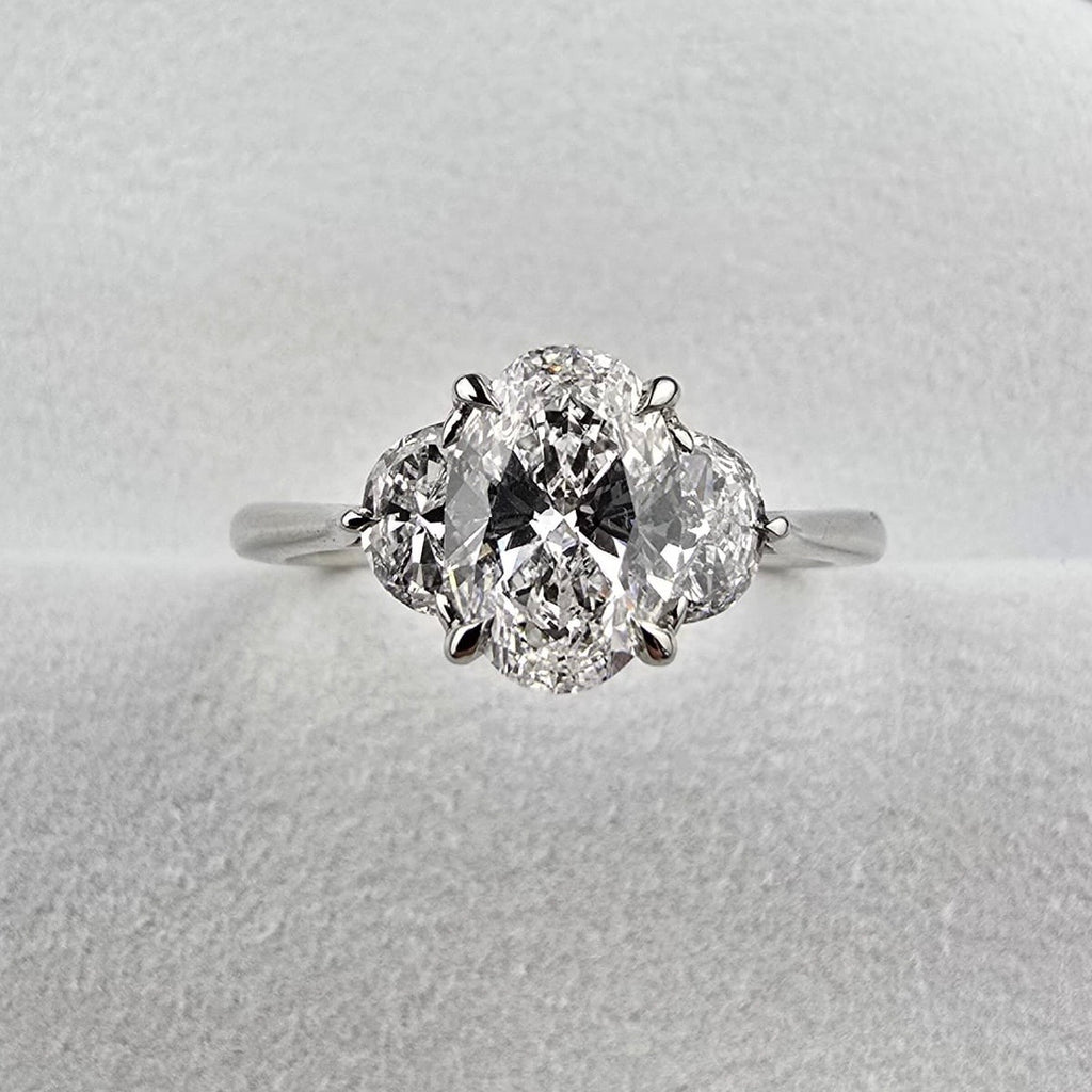 Lab Grown Half Moon Trilogy