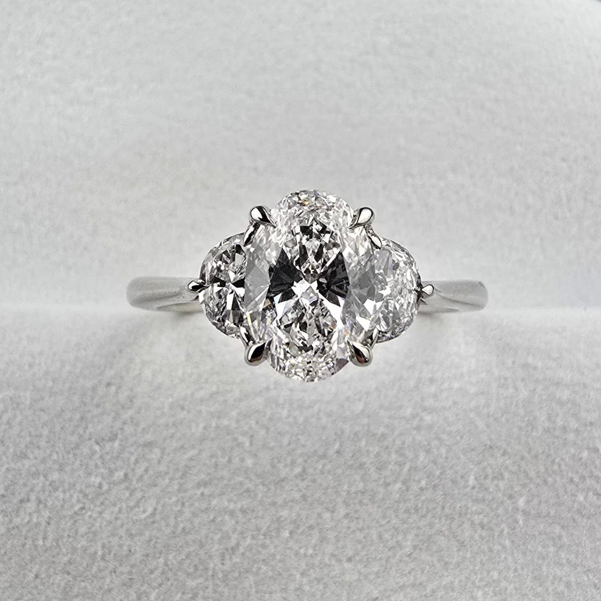 Lab Grown Half Moon Trilogy