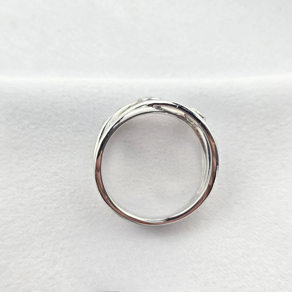 Open Wrap Diamond Bubble Ring