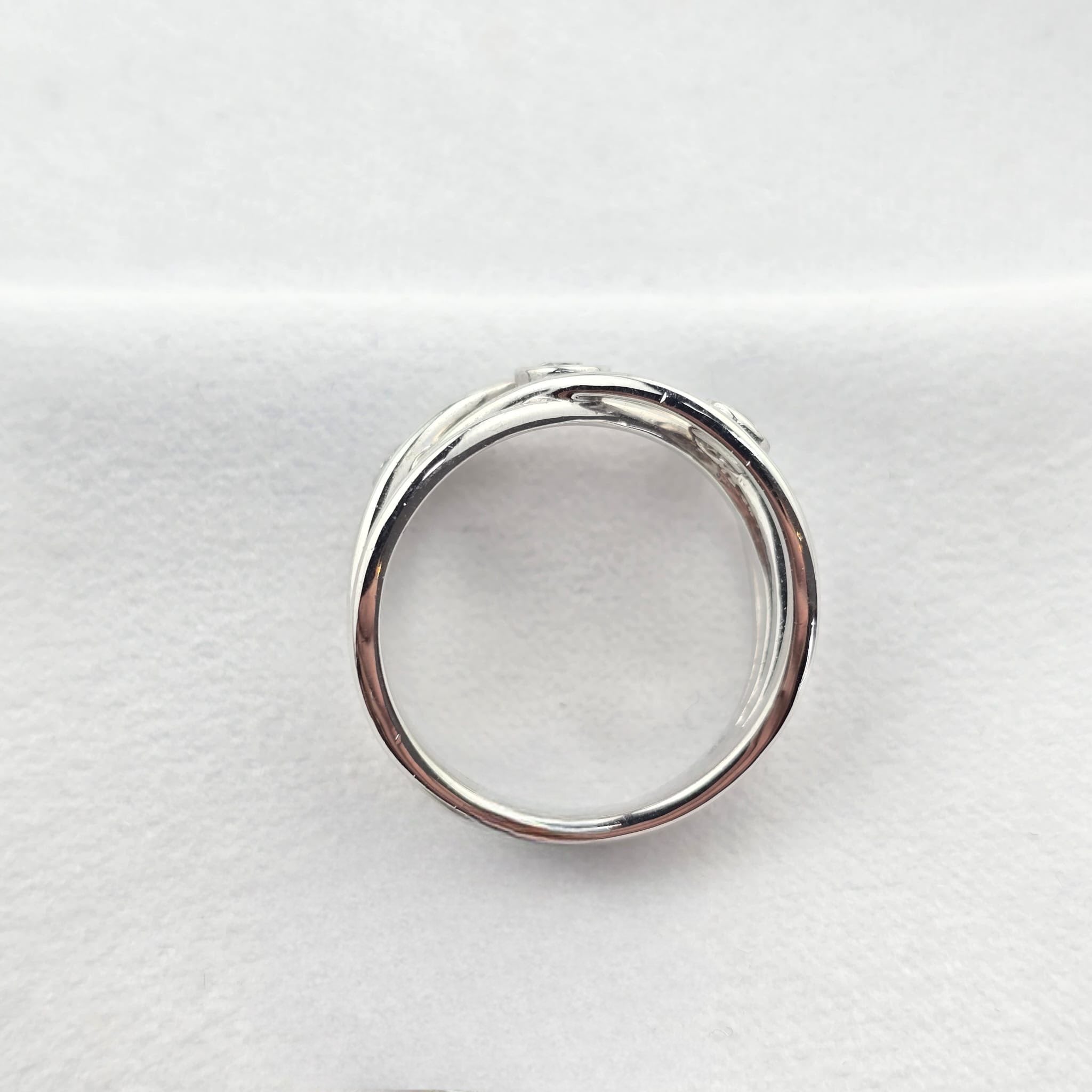 Open Wrap Diamond Bubble Ring