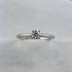 Round Brilliant Cut Diamond Solitaire Ring