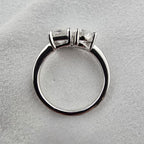 Lab Emerald and Pear Toi et Moi