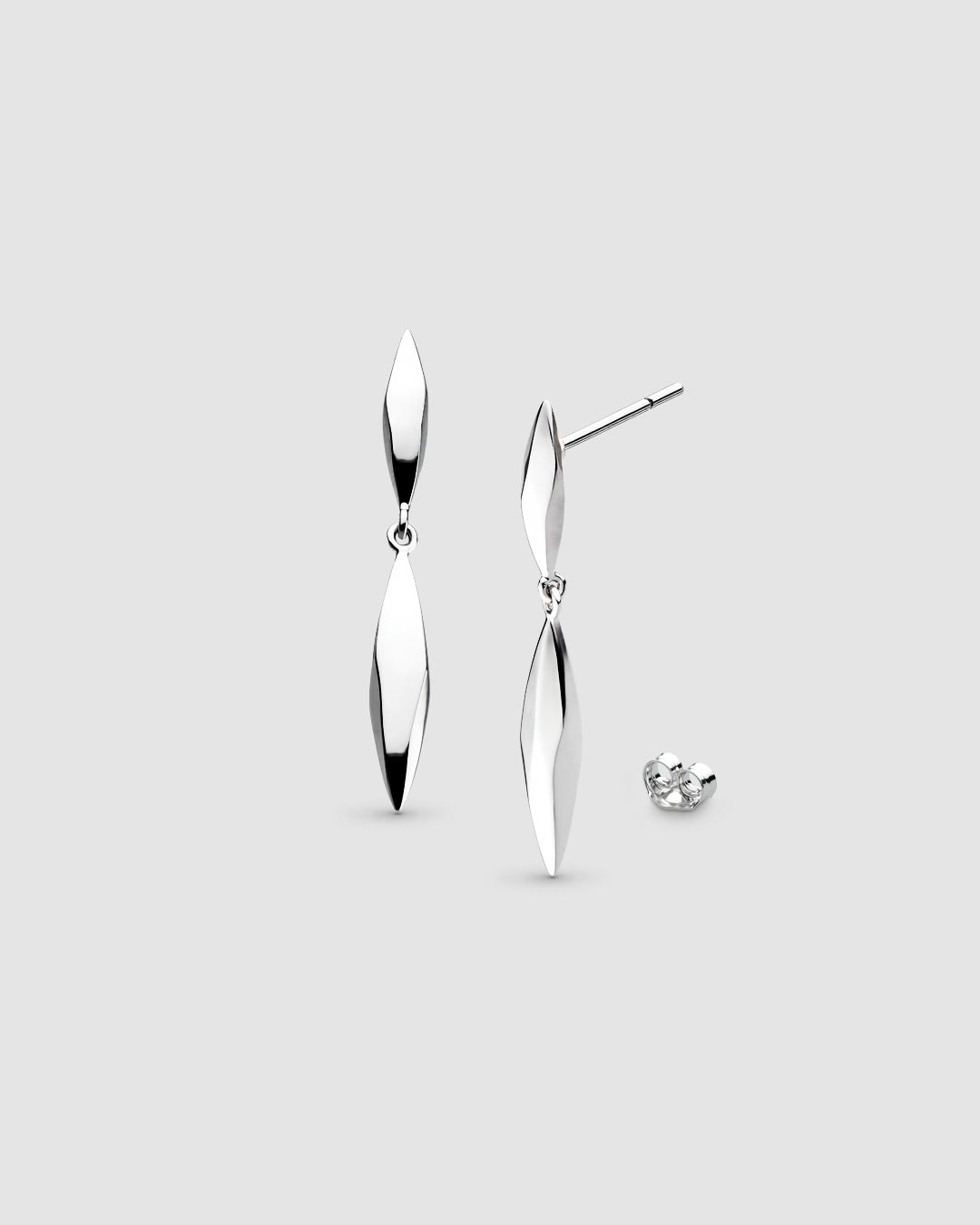 Glint Stud Drop Earrings