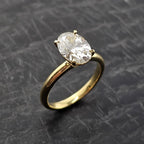 The Mollie Oval Cut Solitaire Lab Grown Diamond Ring