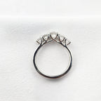 Five Stone High Set Diamond Ring