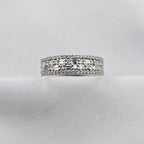 Baguette and Round Diamond Dress Ring