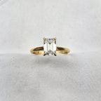 Lab Grown Emerald Soliatire Ring