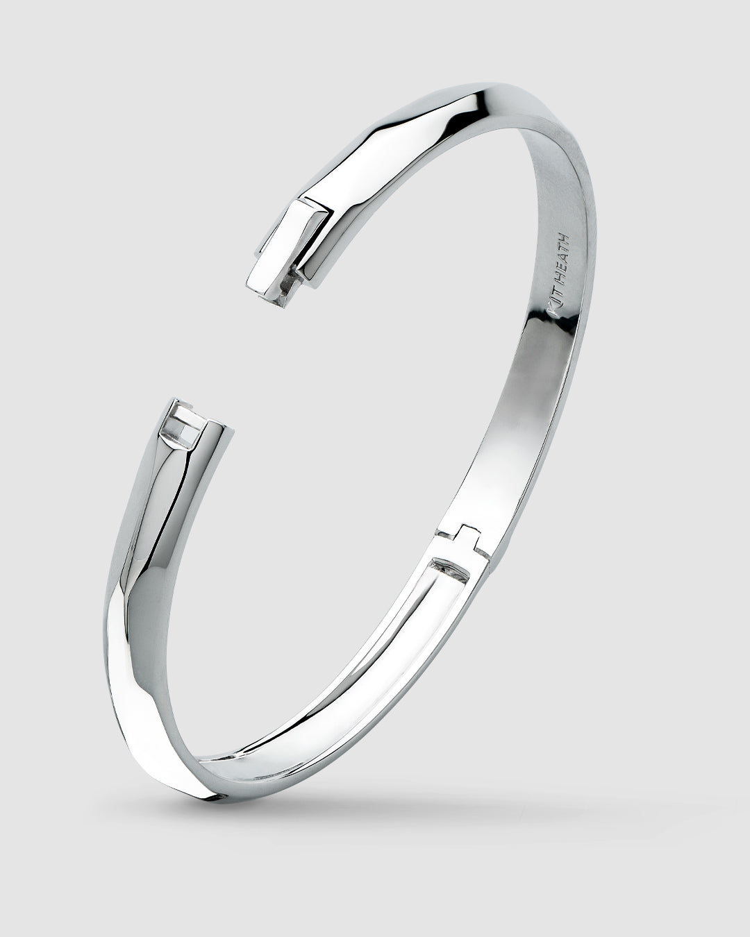 Glint Geometric Hinged Bangle
