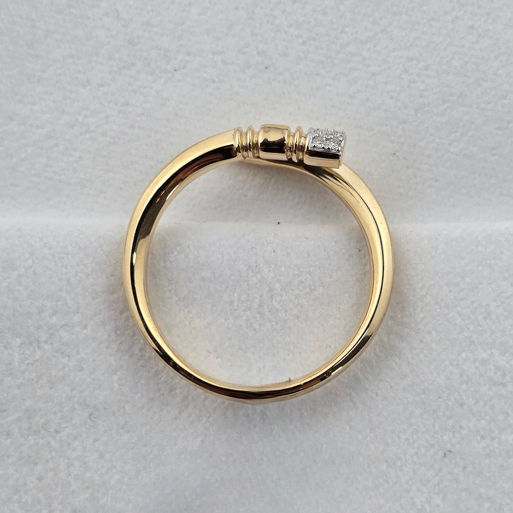 Nail Design Diamond Ring
