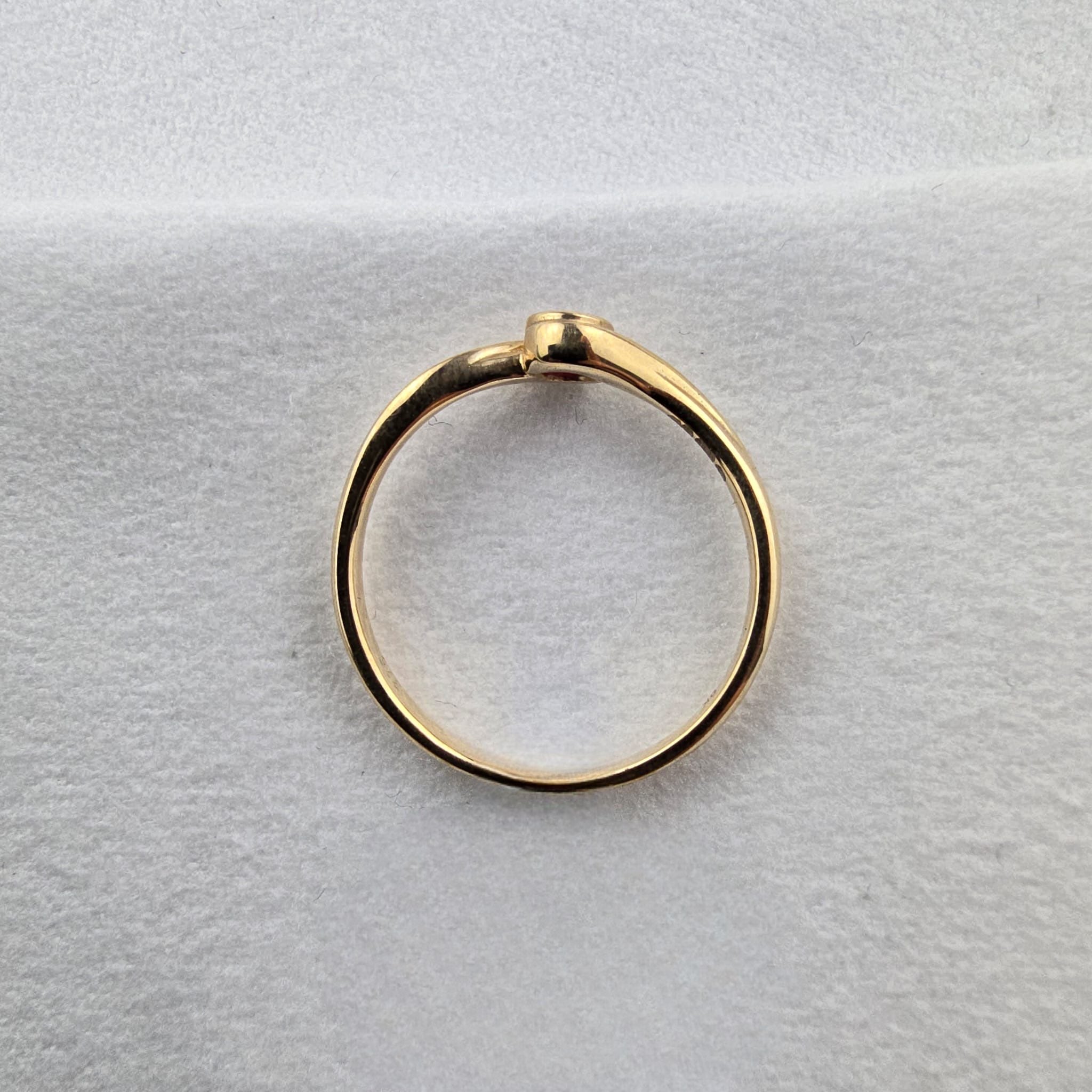 Ruby Rubover Twist Ring