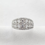 Broad Diamond Dress Ring
