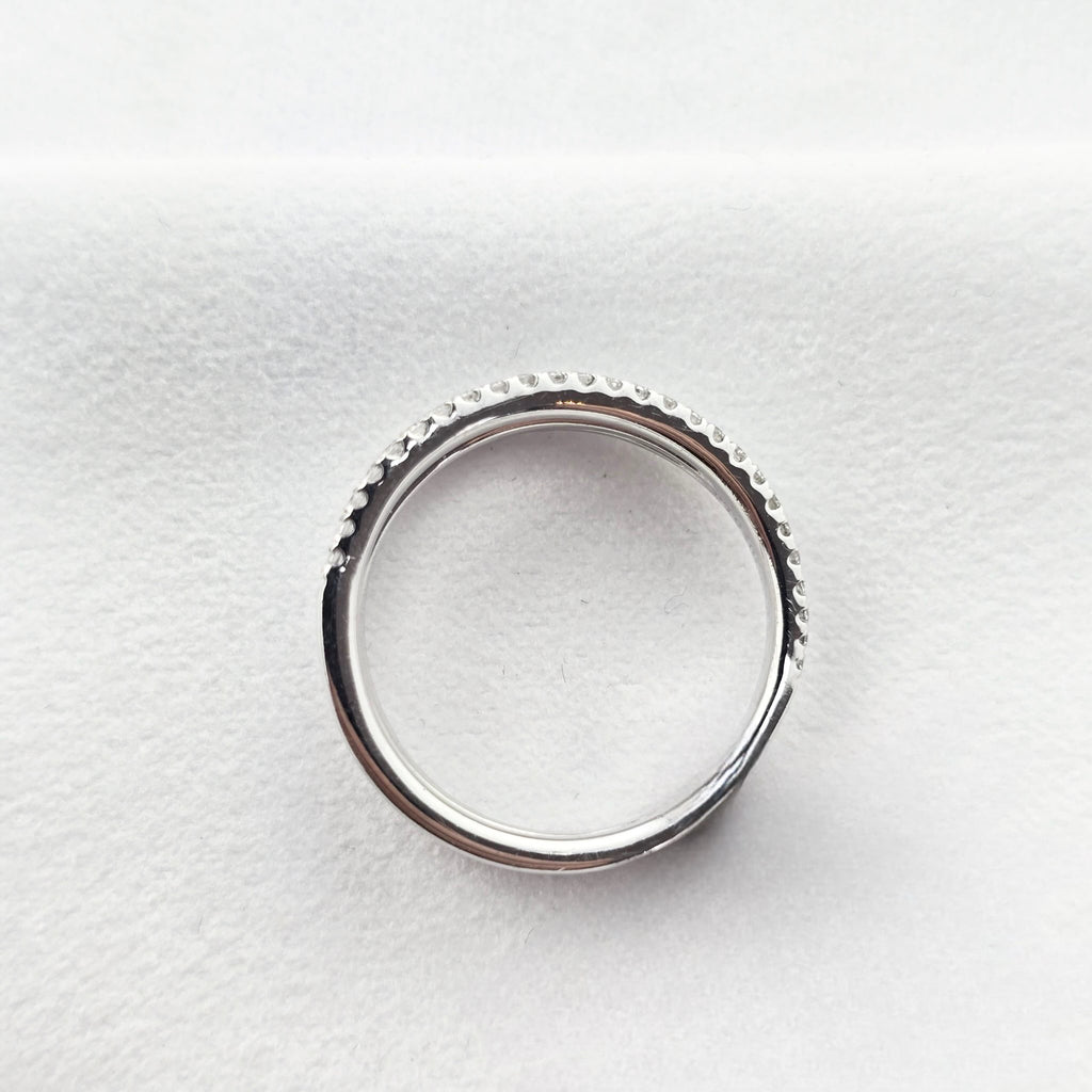 Triple Open Row Diamond Ring