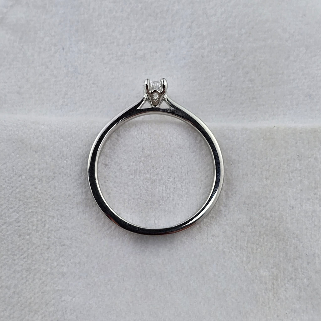 Oval Cut Diamond Solitaire Ring