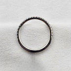 Double Claw Set Diamond Band