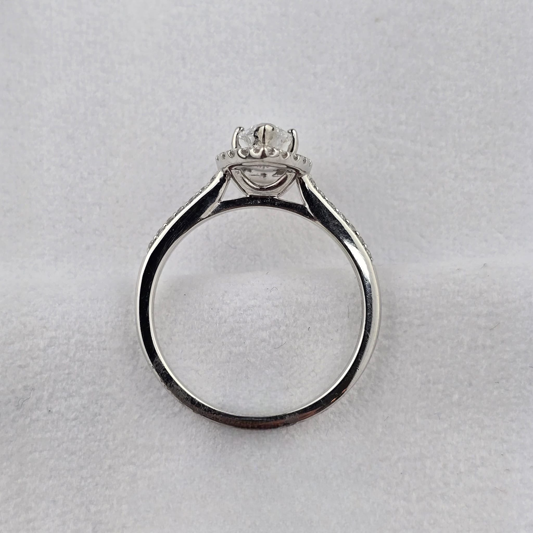 Marquise Diamond Halo Ring