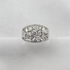 Mixed Cut Open Diamond Dress Ring